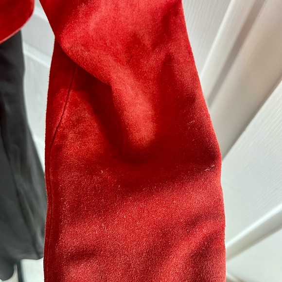 Vintage 80’s western jacket suede leather fringe embroidery - Picture 8 of 9